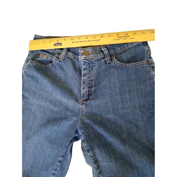 Lee Relaxed Fit Women's Denim Jeans Straight Leg Size 10 Petite - Picture 7 of 7